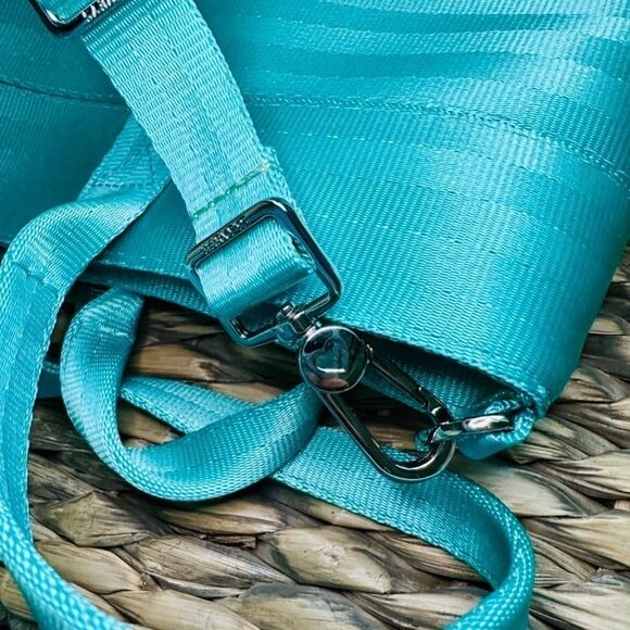 NEW Harveys Mini Streamline Turquoise Handbag - Picture 10 of 16